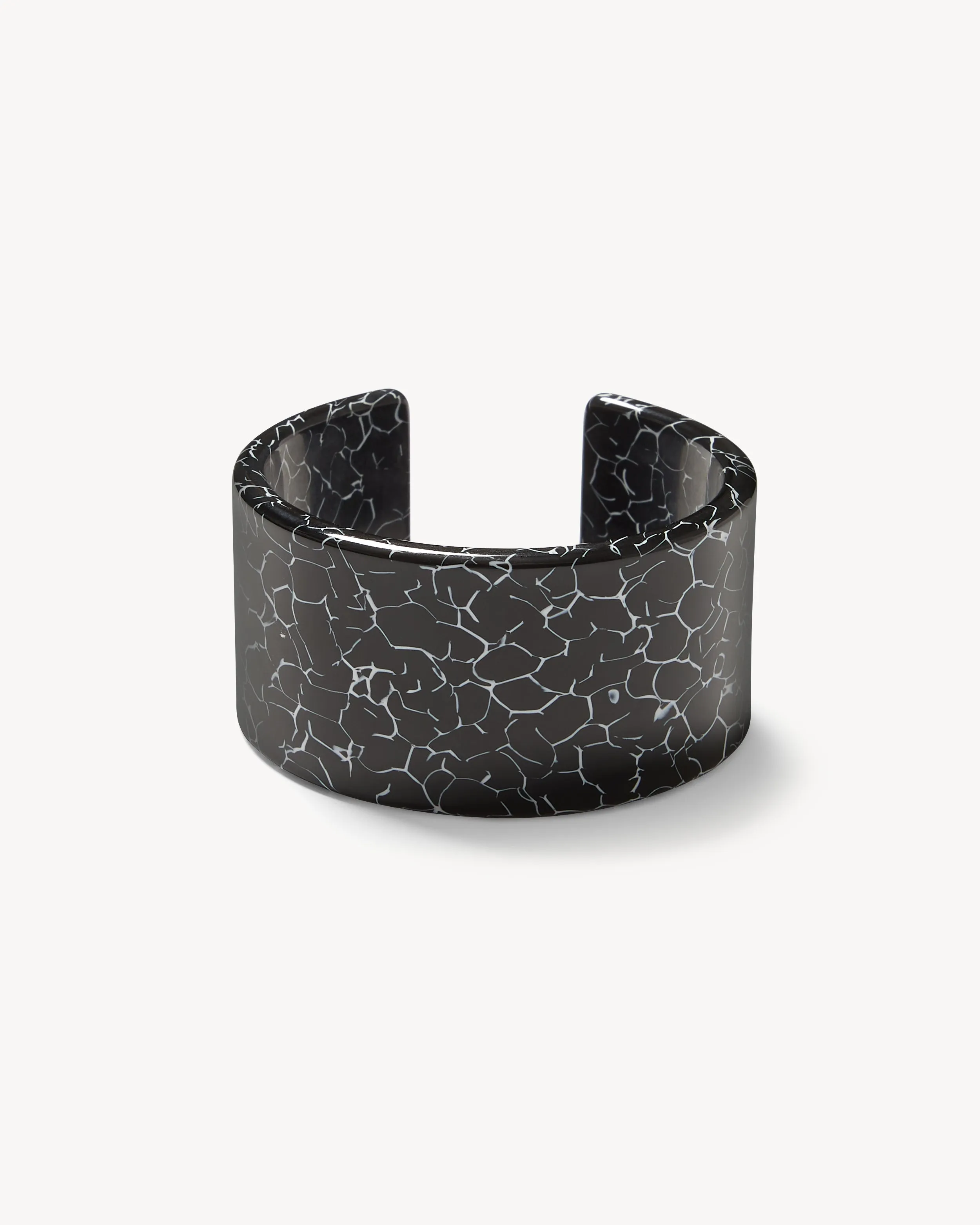 Jumbo Cuff in Black Marble sold by Machete