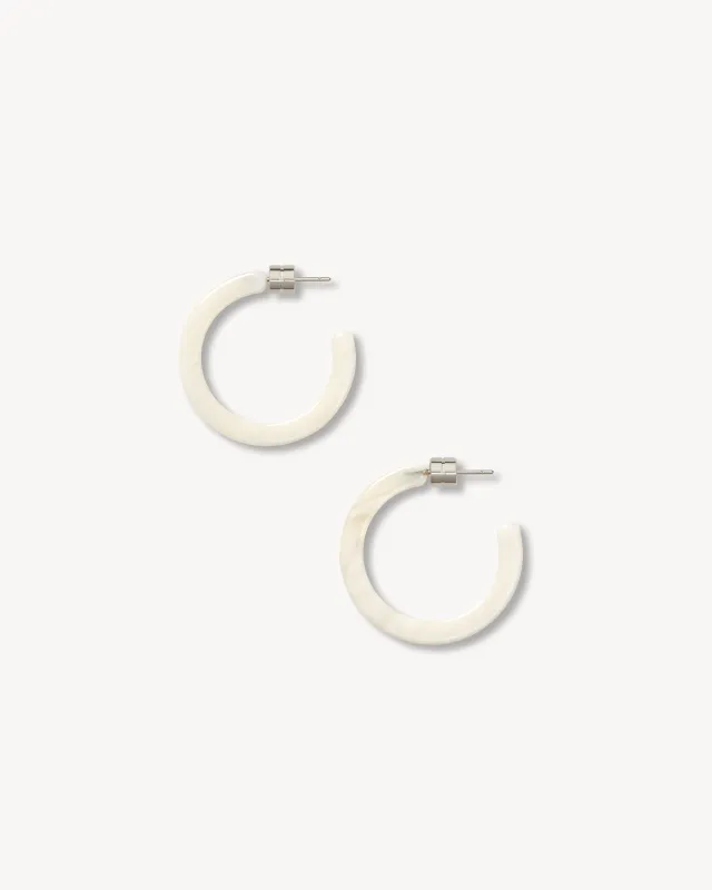 Mini Hoops in Blanc sold by Machete