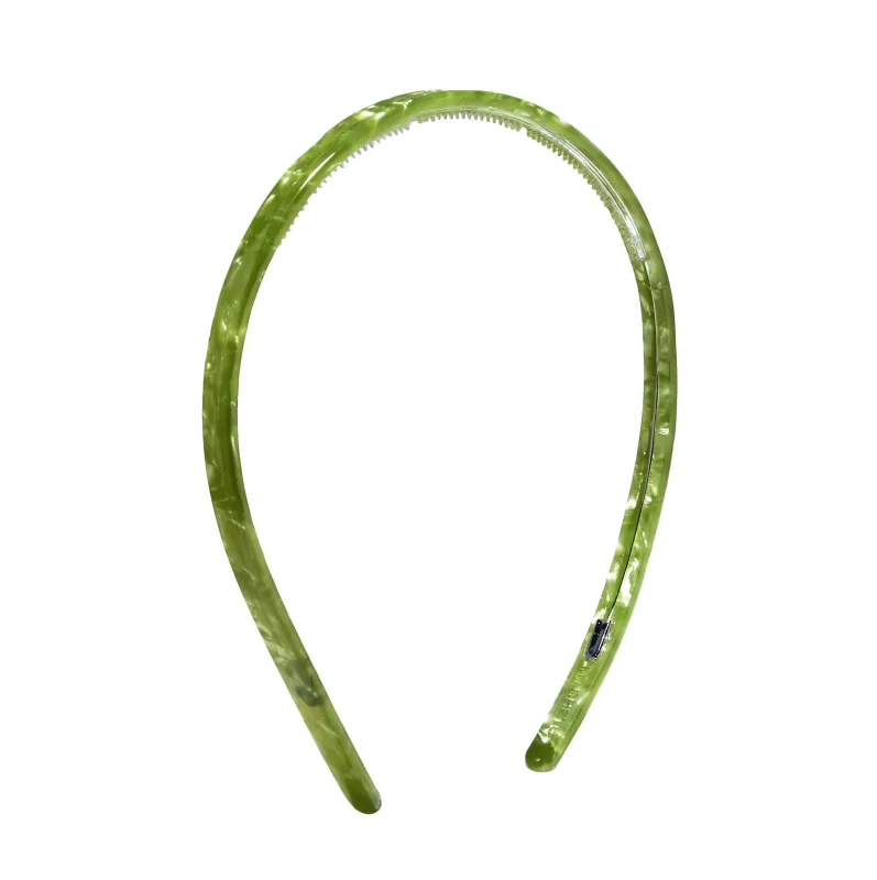 Ultralight Thin Headband in Pistachio sold by Machete