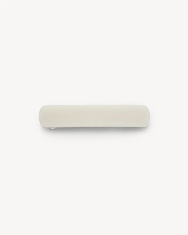 No. 3 Heirloom Barrette in Milk Glass Matte sold by Machete