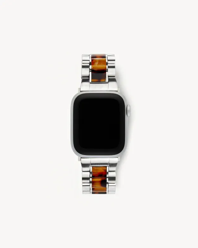 Apple Watch Band Silver in Moeru Gojira sold by Machete