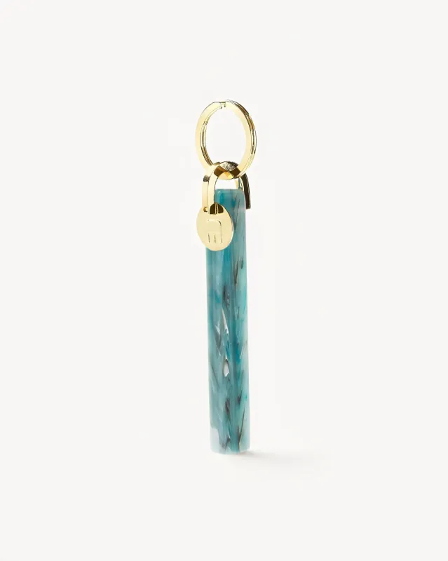 Bar Keychain in Jadeite - Gold sold by Machete