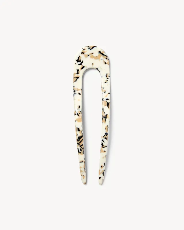 French Hair Pin in Terrazzo sold by Machete