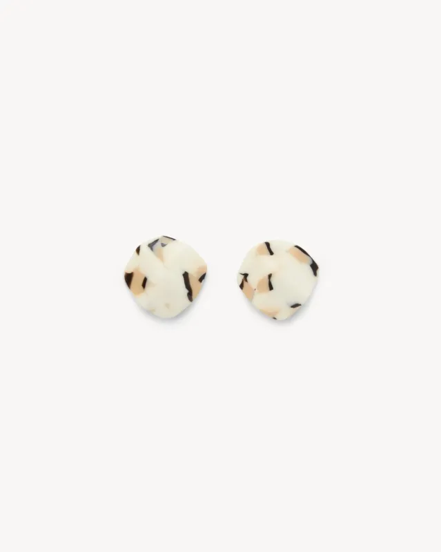 Mini Sculpture Studs in Terrazzo sold by Machete