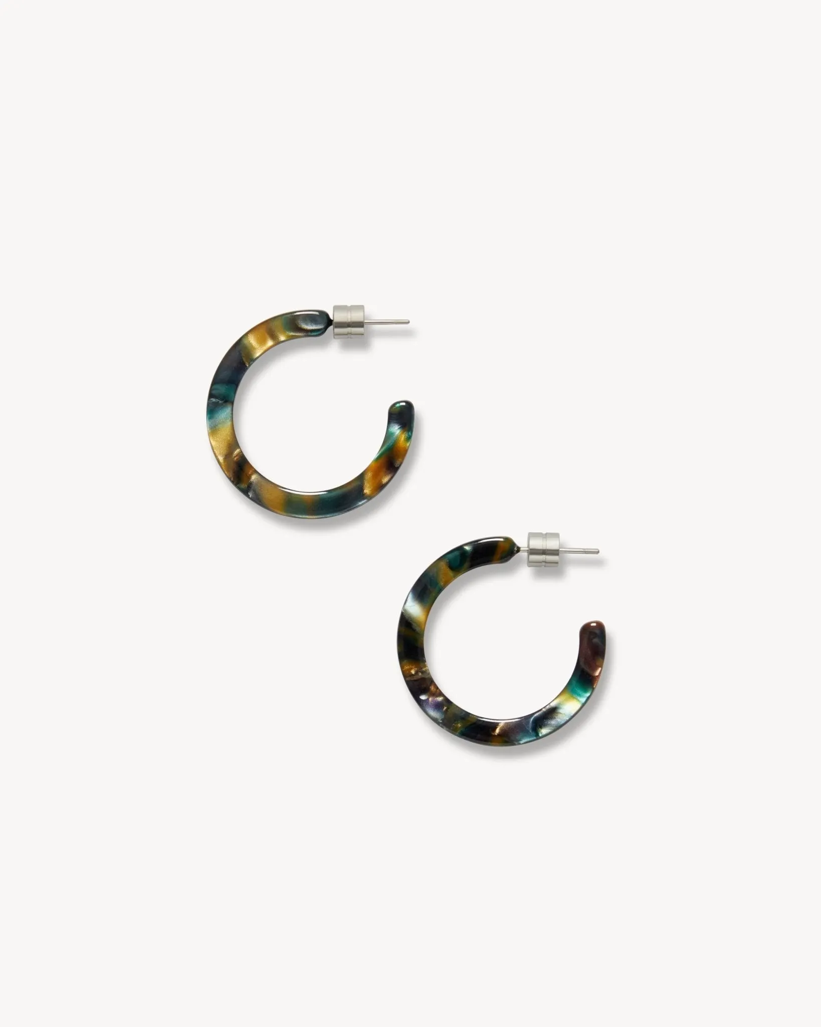 Mini Hoops in Green Tortoise sold by Machete