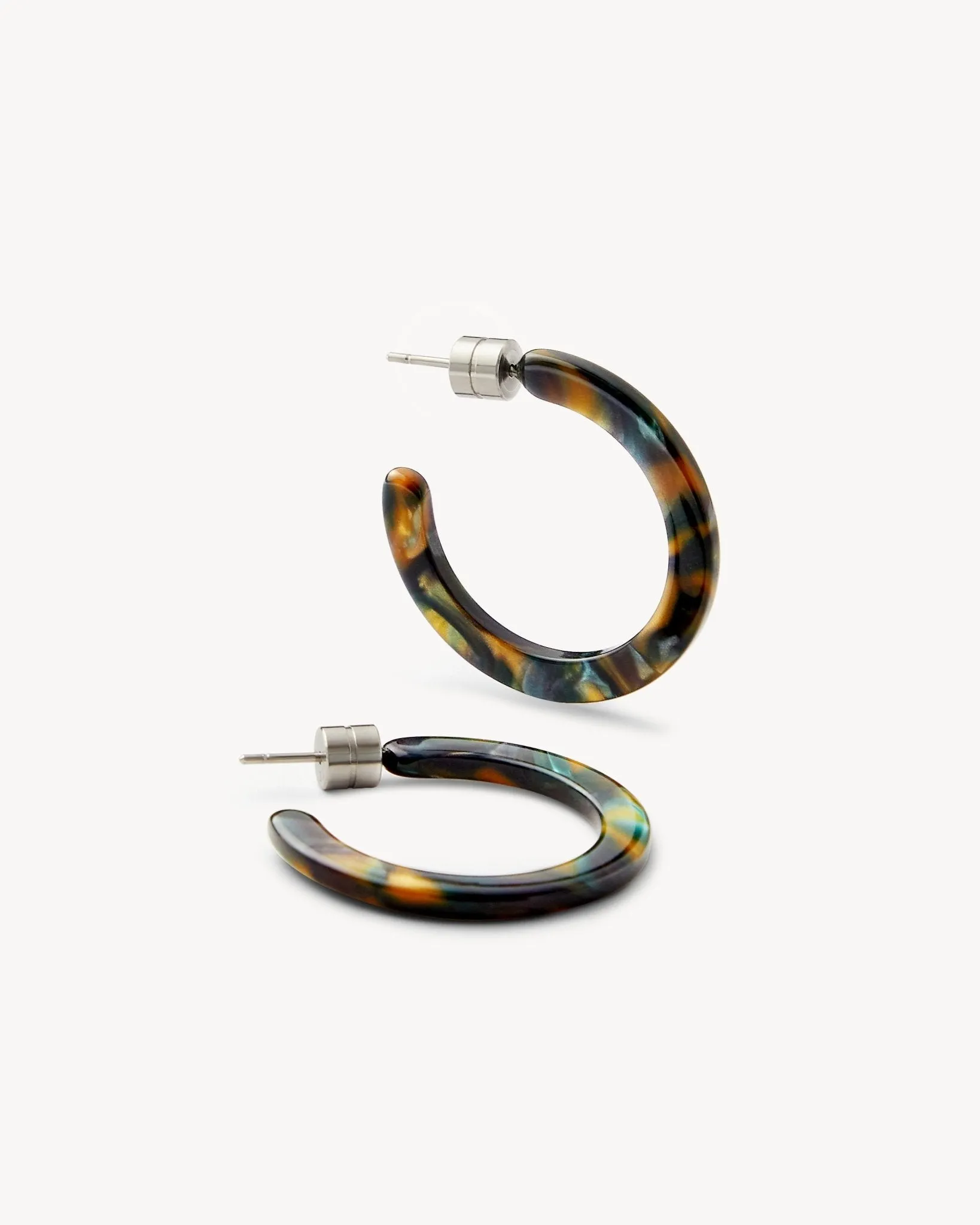 Mini Hoops in Green Tortoise sold by Machete product image thumbnail 3