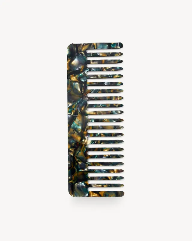 No. 2 Comb in Green Tortoise sold by Machete