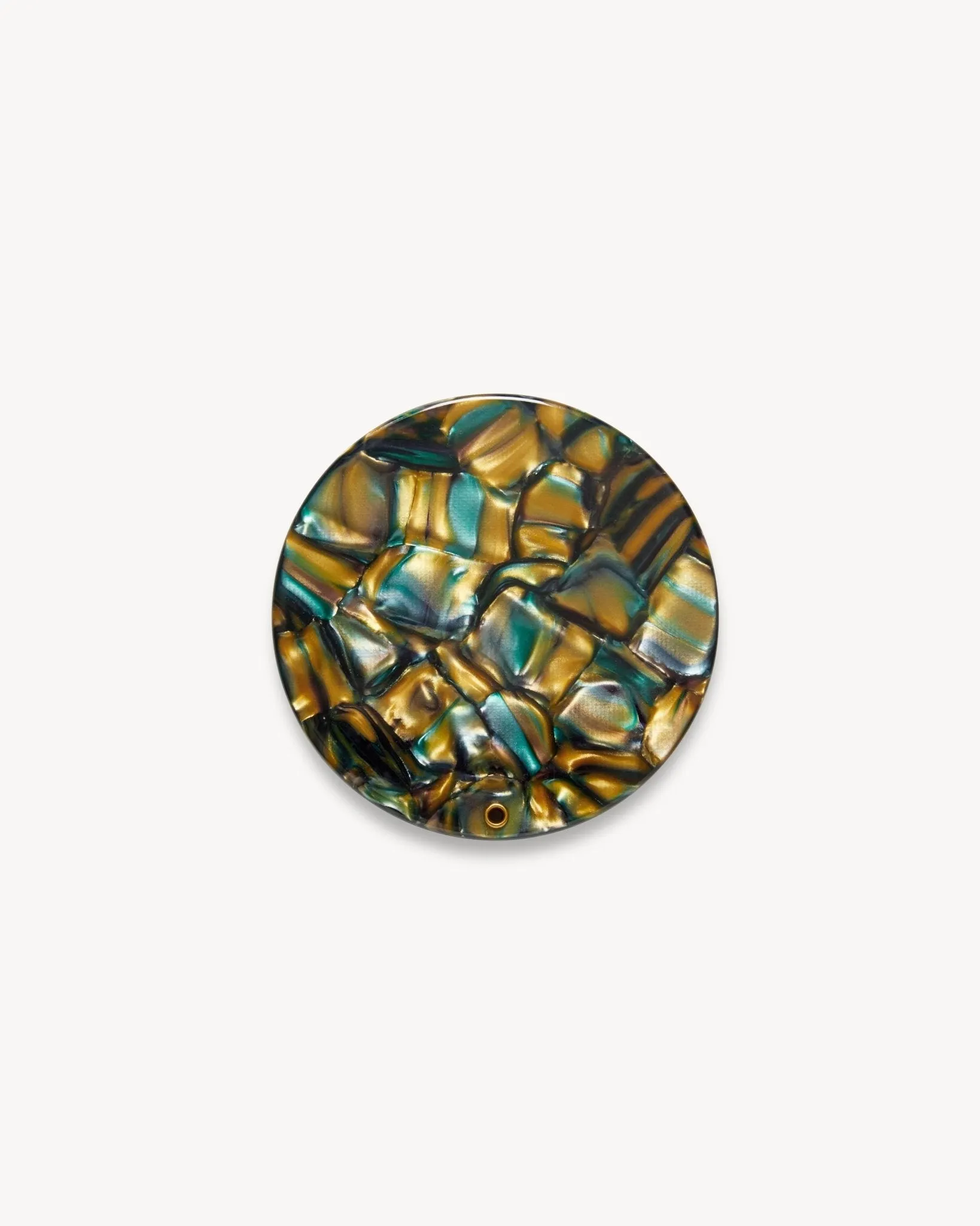 Circle Mirror in Green Tortoise sold by Machete product image thumbnail 2