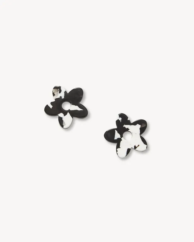Petite Flower Charms in Noir sold by Machete