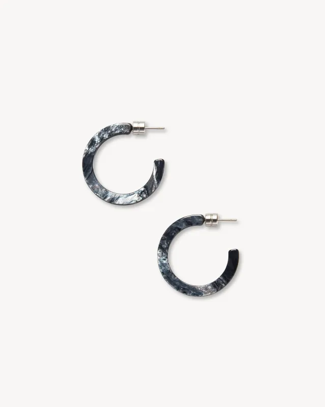 Mini Hoops in Obsidian made by Machete