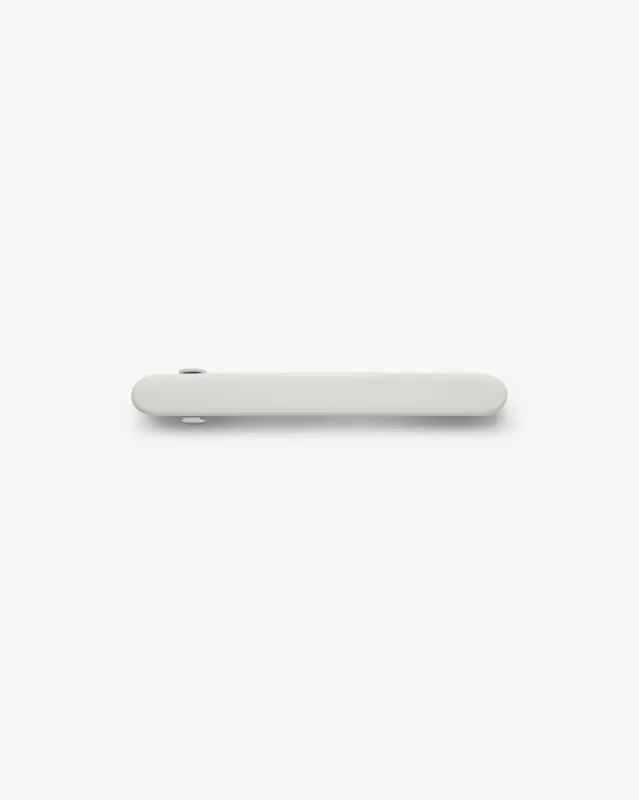 Midi Paris Barrette in White Matte sold by Machete