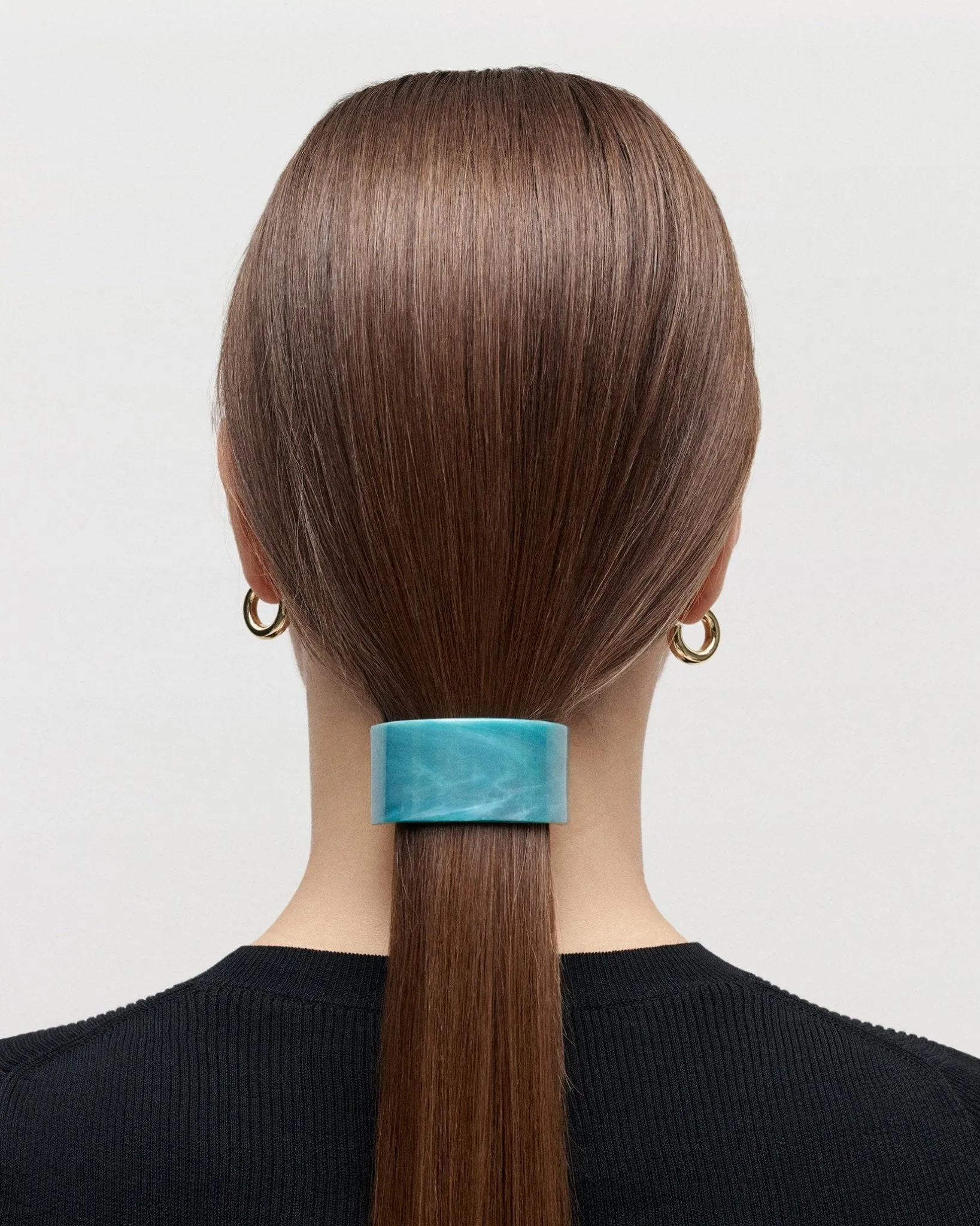 French Pony Barrette in White Matte sold by Machete product image thumbnail 3