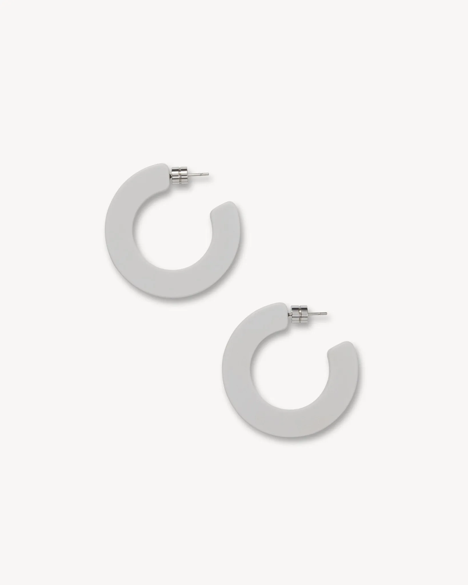 Kate Hoops in Light Grey Matte sold by Machete