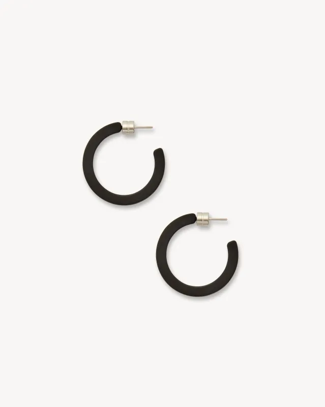 Mini Hoops in Black Matte sold by Machete