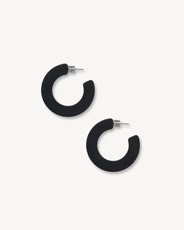 Kate Hoops in Black Matte sold by Machete