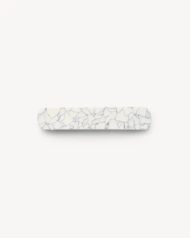No. 3 Heirloom Barrette in Marble sold by Machete