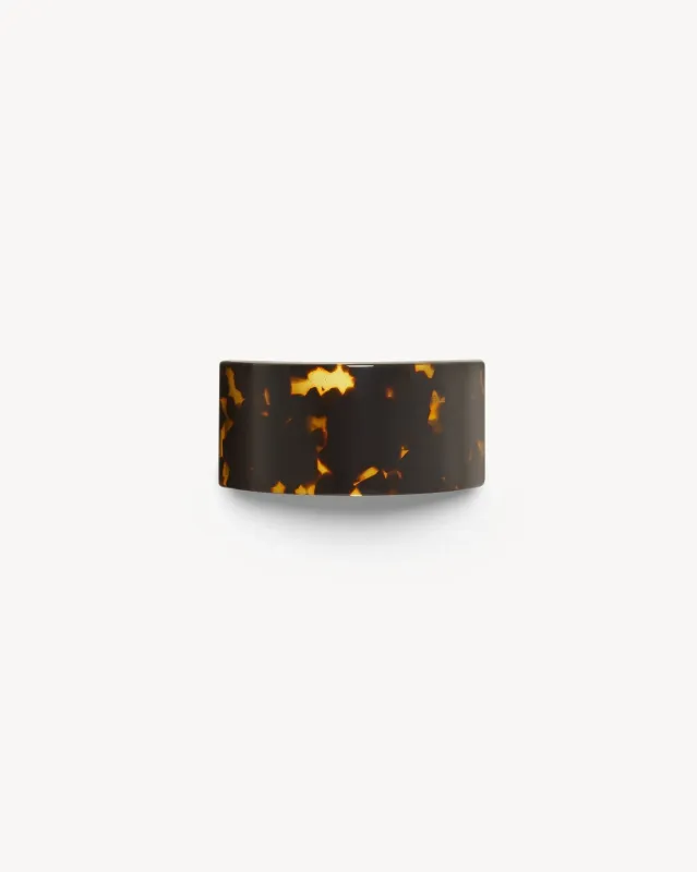 French Pony Barrette in Dark Tortoise sold by Machete