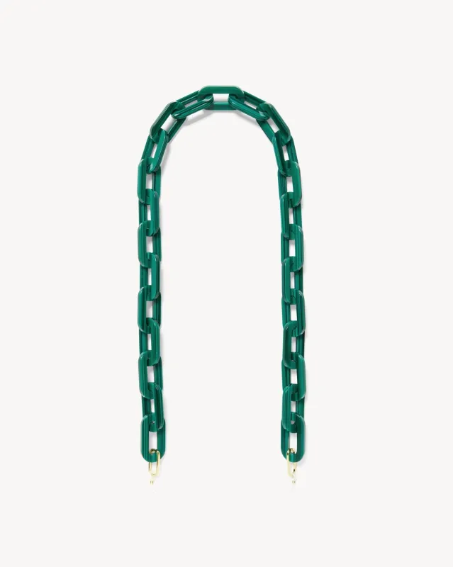 Chunky Sunglass Chain in Malachite sold by Machete