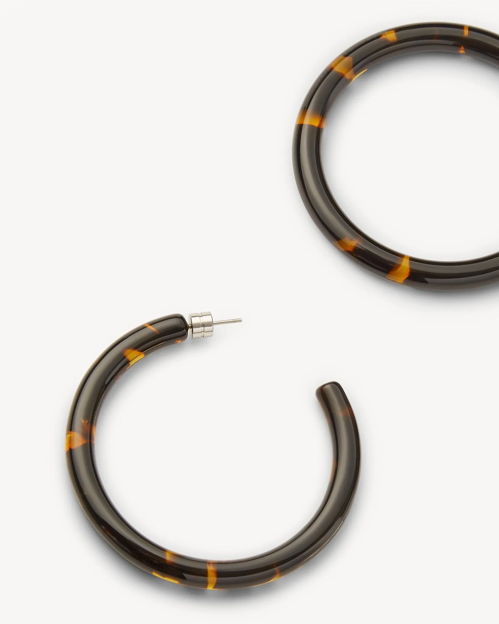 Bold Hoops in Dark Tortoise sold by Machete product image thumbnail 2