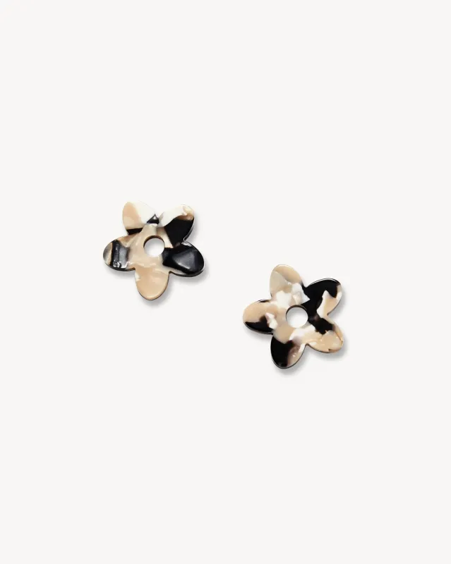 Petite Flower Charms in Abalone made by Machete