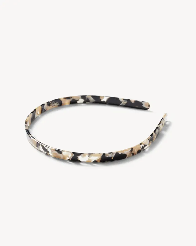 Ultralight Thin Headband in Abalone made by Machete