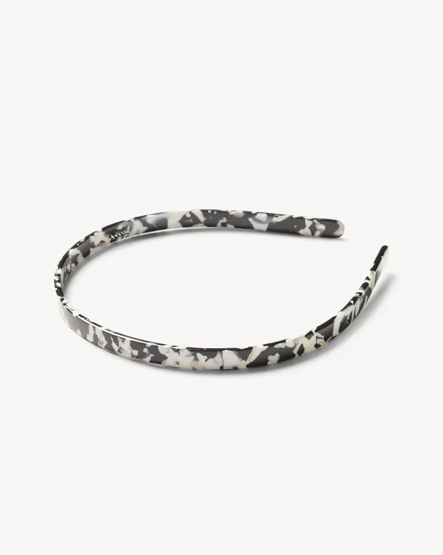 Ultralight Thin Headband in Noir sold by Machete