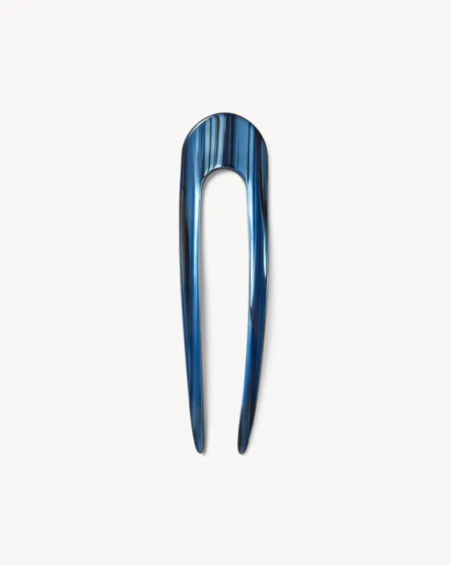 French Hair Pin in Indigo sold by Machete