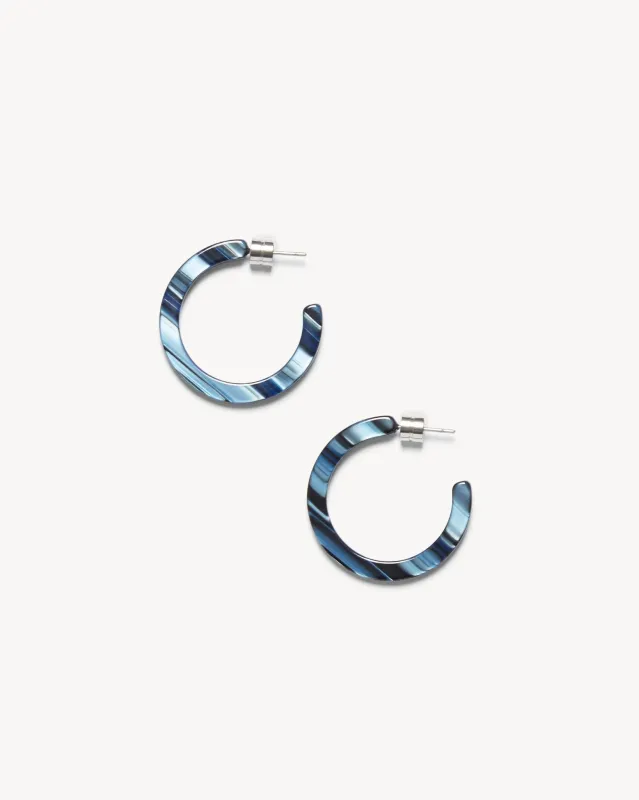 Mini Hoops in Indigo sold by Machete