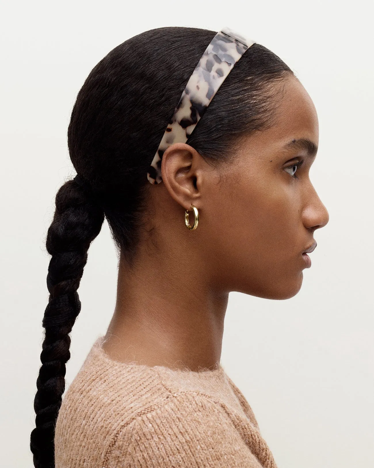 Wide Headband in Grey Shell sold by Machete product image thumbnail 3