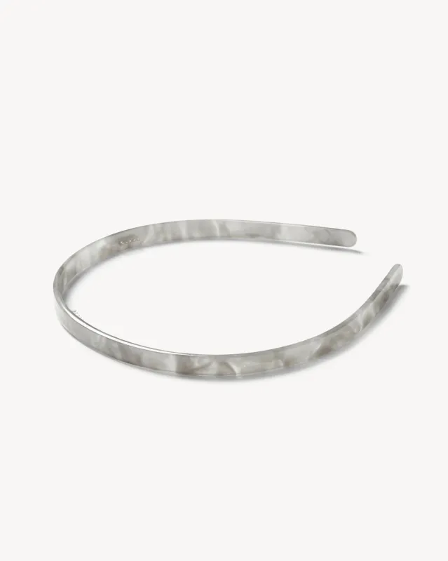 Ultralight Thin Headband in Grey Shell sold by Machete