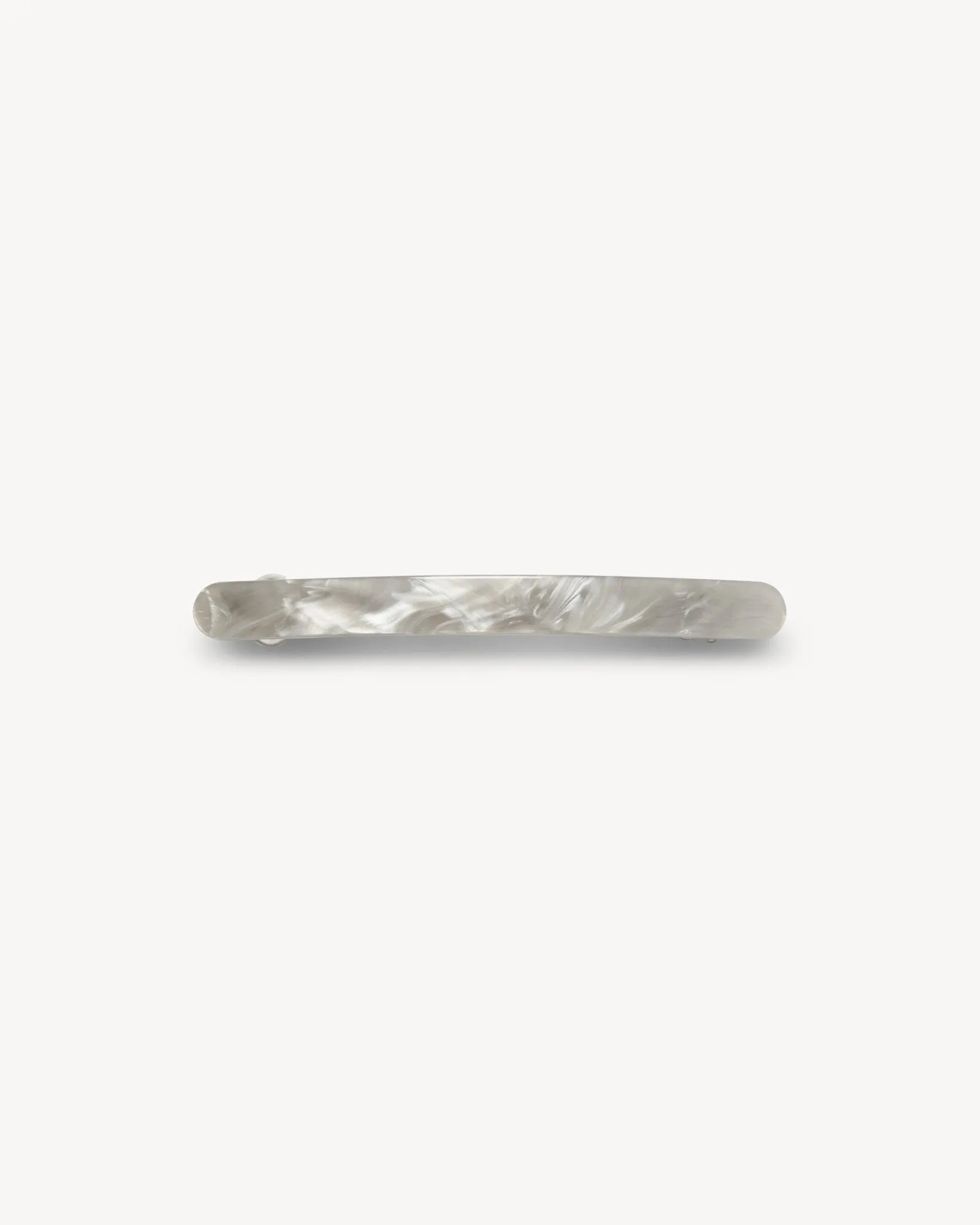 Slim Paris Barrette in Grey Shell sold by Machete