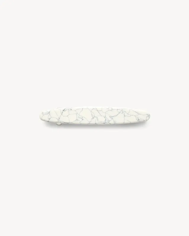 No. 1 Heirloom Barrette in Marble sold by Machete