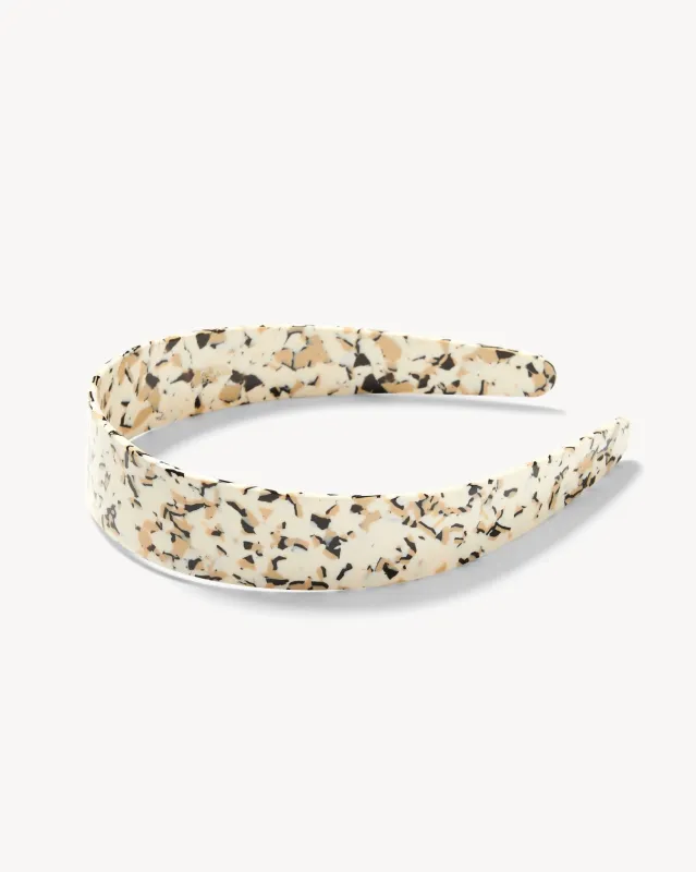 Wide Headband in Terrazzo sold by Machete