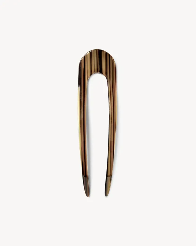 French Hair Pin in Tiger's Eye sold by Machete