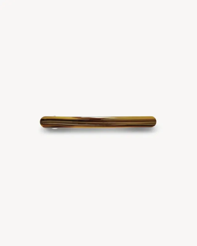 Slim Paris Barrette in Tiger's Eye sold by Machete