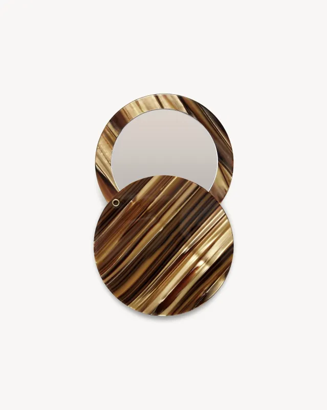 Circle Mirror in Tiger's Eye sold by Machete