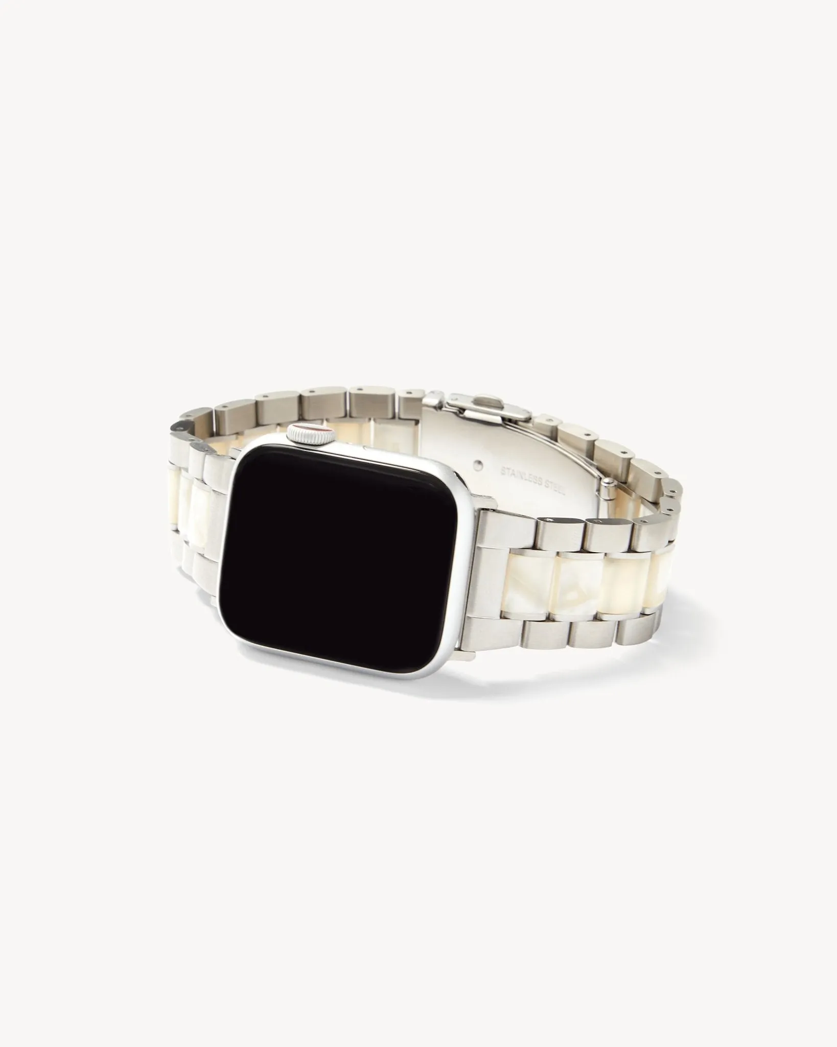 Boyfriend Apple Watch Band in White Shell sold by Machete product image thumbnail 2