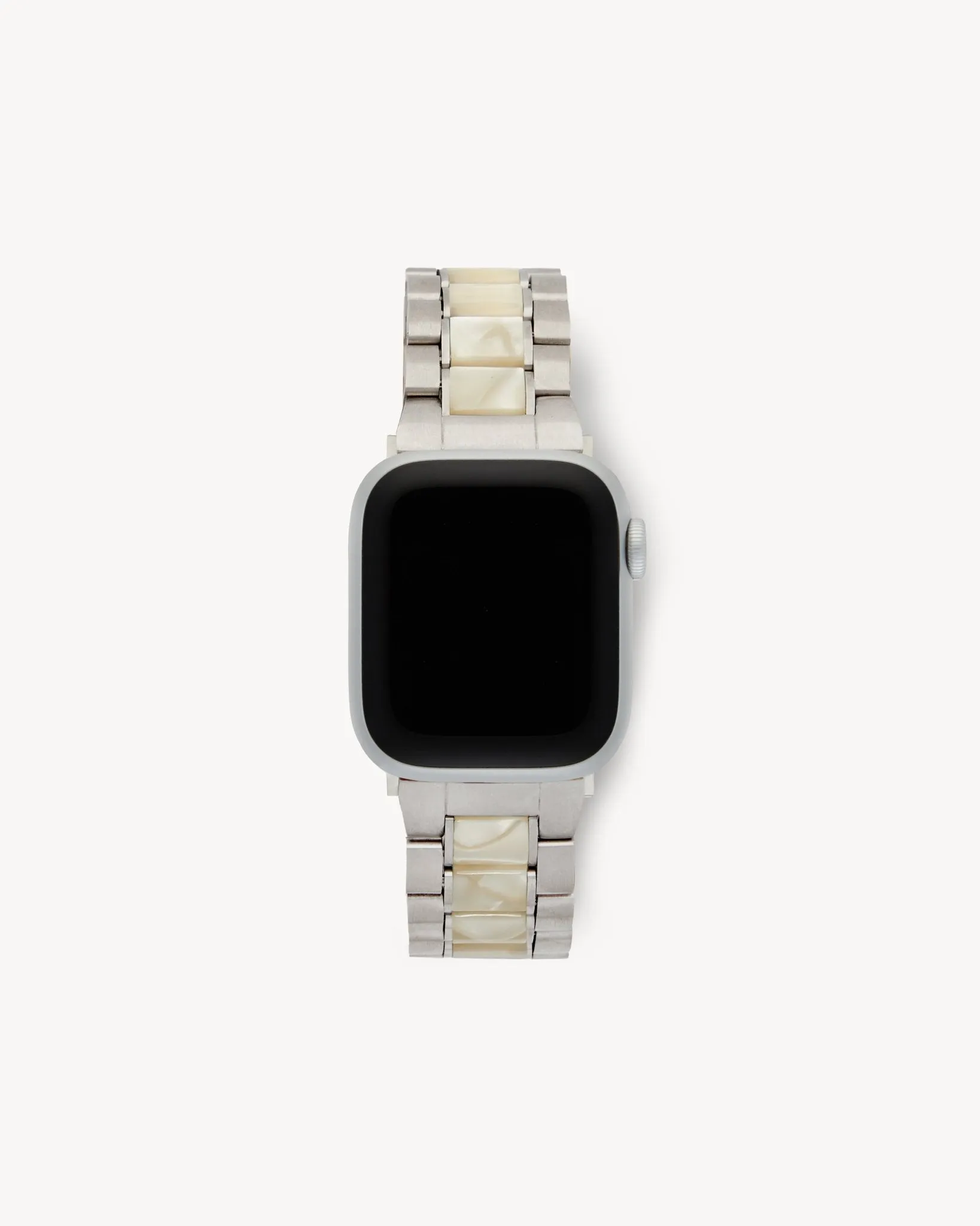 Boyfriend Apple Watch Band in White Shell sold by Machete
