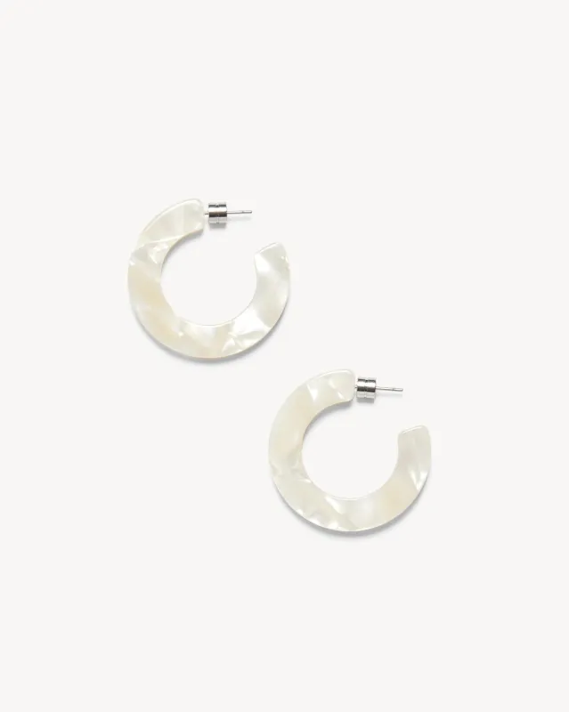 Kate Hoops in White Shell sold by Machete