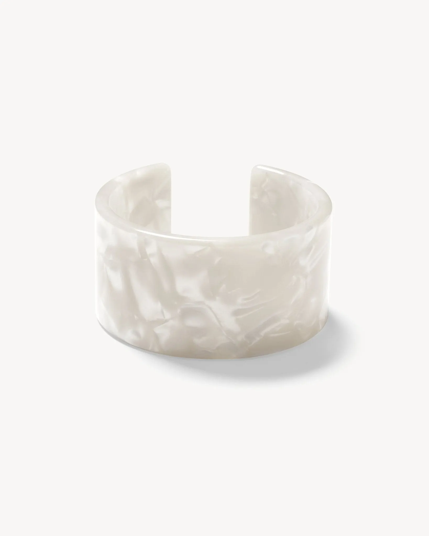 Jumbo Cuff in White Shell sold by Machete