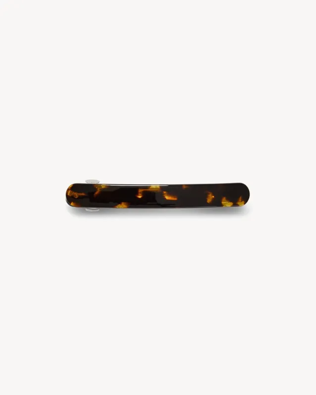 Midi Paris Barrette in Dark Tortoise sold by Machete