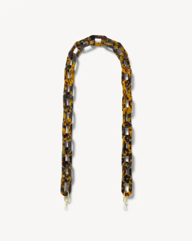 Chunky Sunglass Chain in Classic Tortoise sold by Machete