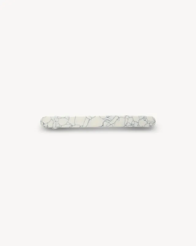 Slim Paris Barrette in Marble sold by Machete