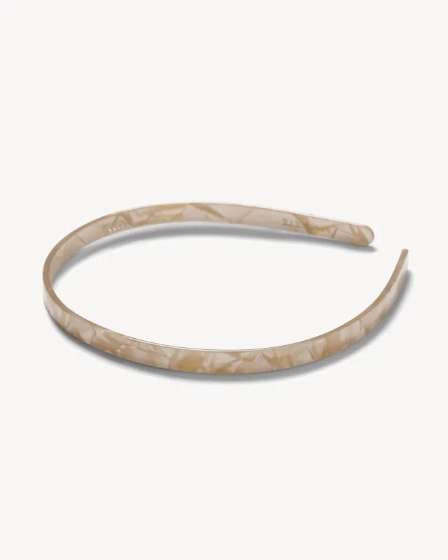 Ultralight Thin Headband in Sand Shell sold by Machete