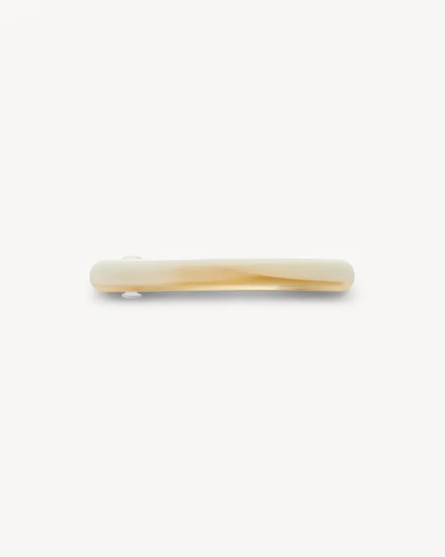 Midi Paris Barrette in Alabaster made by Machete