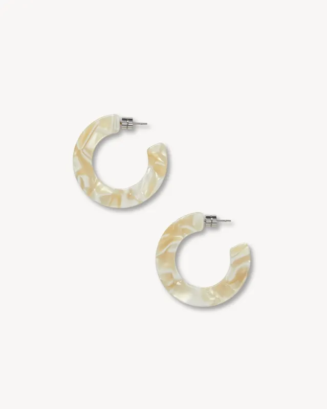 Kate Hoops in Ivory sold by Machete