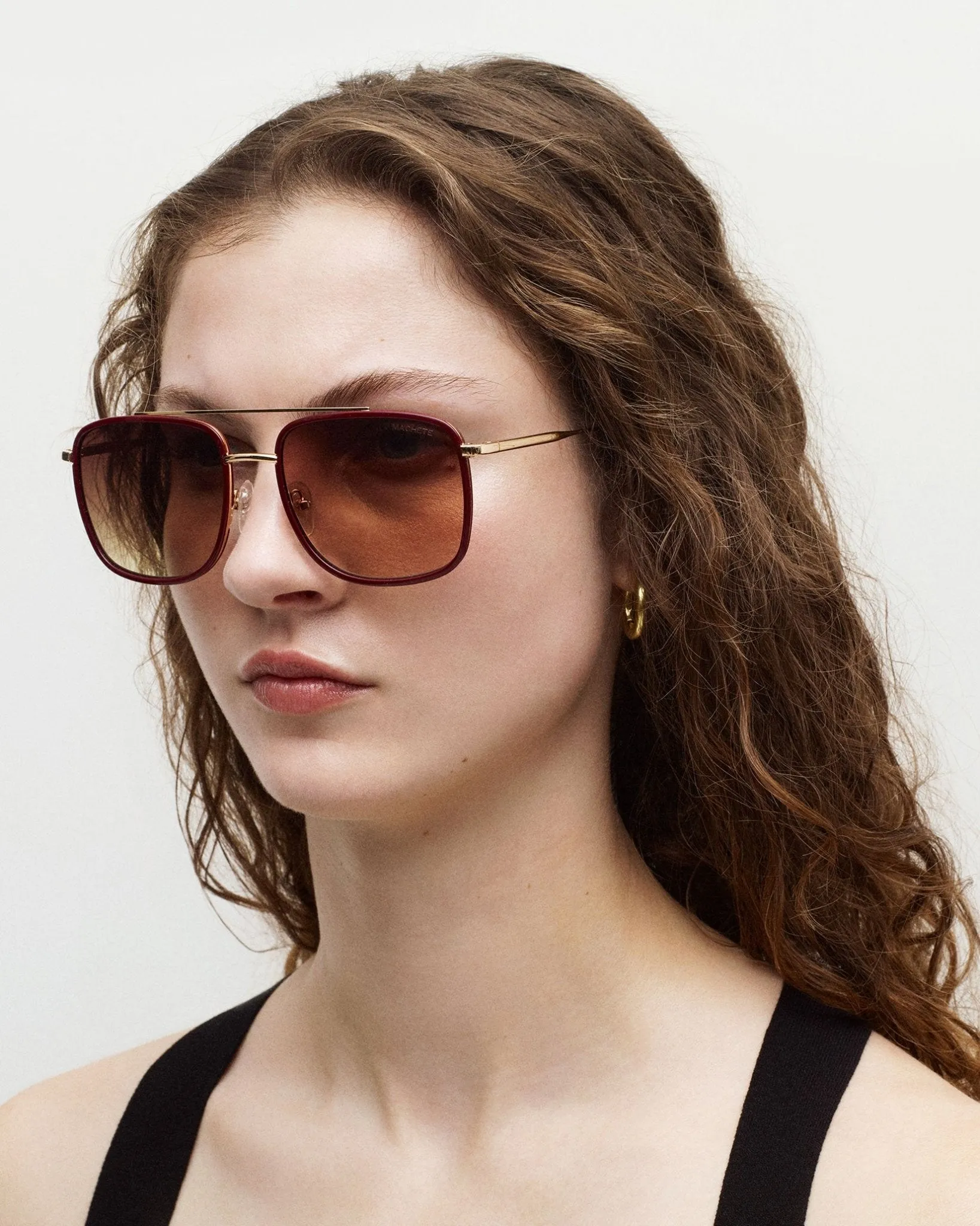 Amelia Sunglasses in Oxblood sold by Machete product image thumbnail 2