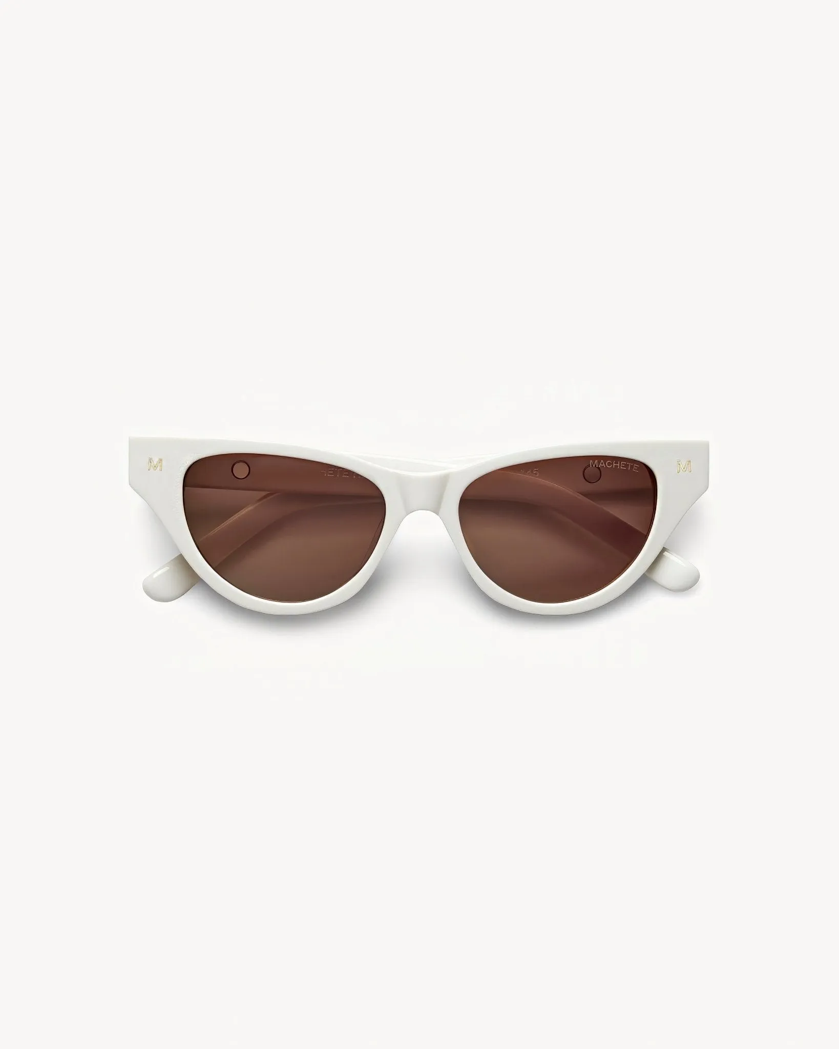Suzy Sunglasses in White sold by Machete
