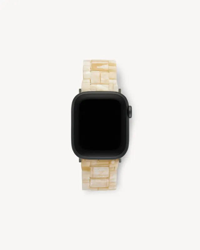 Apple Watch Band in Sea Shell Checker sold by Machete