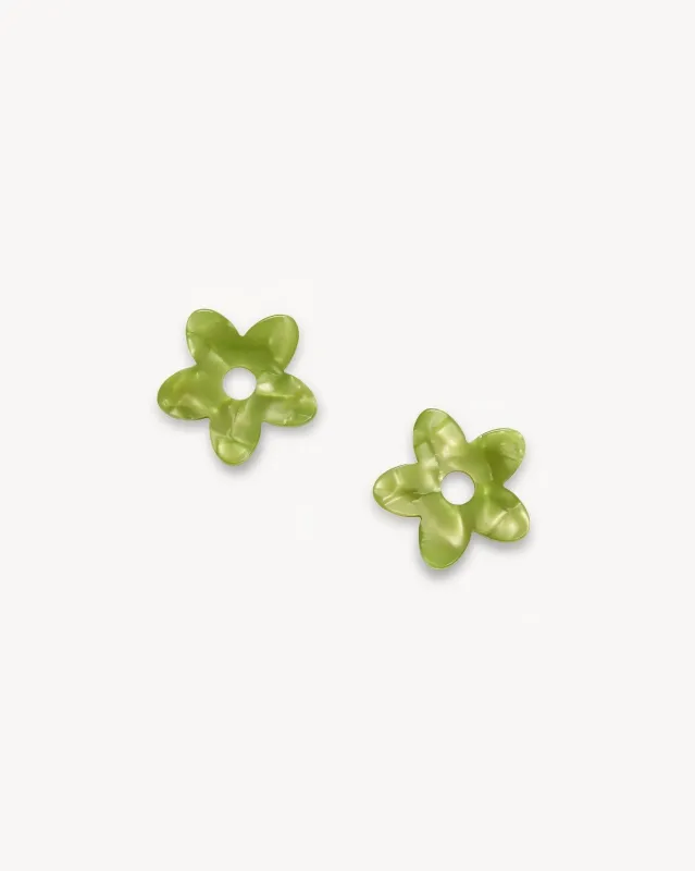 Petite Flower Charms in Pistachio sold by Machete
